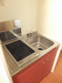 2口ラジエントヒーター設置済み