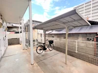 駐輪スペースです。