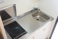 作業スペースもあって広々！