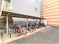 駐輪スペースです。