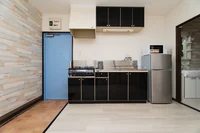 冷蔵庫、電子レンジ、コンロ付きです！