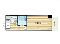 スッキリとした間取りです。