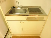 1口のIHクッキングヒーター付です。