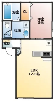 「マンスリー経田」間取図画像