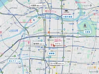 最寄りの心斎橋へは徒歩1分。大阪駅やなんば駅へのアクセスもグッドです。