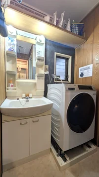 ドラム式洗濯機完備♪