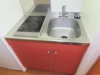 2口の電気コンロまたはIHコンロとなります