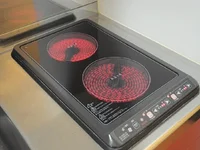 安心安全の電気コンロ　2口