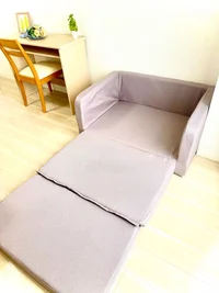 ソファベッド展開