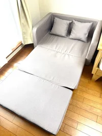 ソファベッド展開