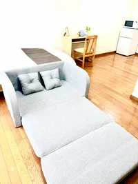 ソファベッド展開