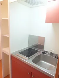 2口ラジエントヒーター設置済み