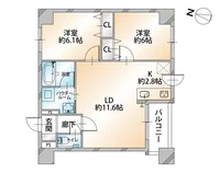 「モンドミオ札幌近代美術館byノースステイ」間取図画像