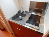 2口電気コンロ