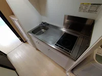 シングルレバー設置　シンク広めです♪