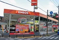 ガソリンスタンドまで601m