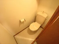 明るく清潔感のあるトイレ