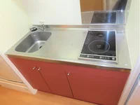 2口の電気コンロまたはIHコンロとなります