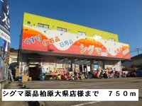 シグマ薬品柏原大県店様まで750m