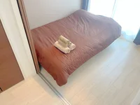 ベッドはダブルサイズでご用意しています🛏