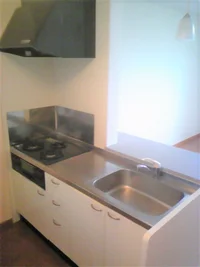 ガスコンロ3口グリル付き