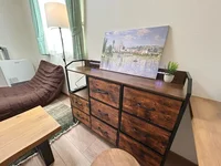 支笏湖を彷彿させる絵画