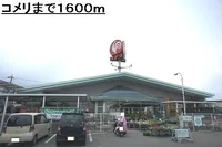 コメリまで1600m
