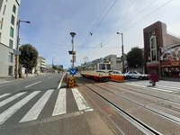 上町五丁目駅まで2500m
