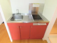 2口の電気コンロまたはIHコンロとなります