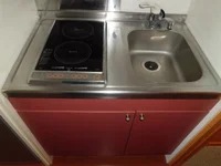 簡単な調理に適した電気コンロ。