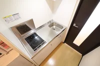 お掃除らくらく2口コンロ付(手前のみⅠH専用)ワイドキッチン