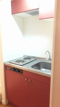 2口の電気コンロ