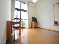 広い居住空間、大きな窓が特徴です。