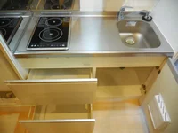 収納付きキッチンです。