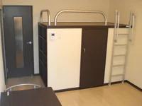 クローゼット付きベッド 1F