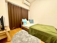 セミダブルベッドのベットをご用意しております♪