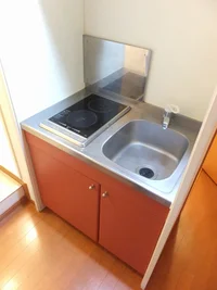 2口の電気コンロ