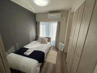 余裕があるセミダブルベッド