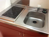 電気コンロなので火災の心配もいりません！