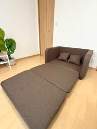 ソファベッド展開