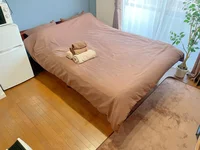 ダブルサイズのベッドをご用意しています🛏