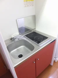2口ラジエントヒーター設置済み