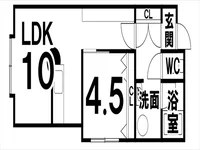 「アーバンフラット17」間取図画像