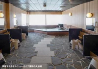 隣接するホテルニューガイア薬院の大浴場が利用可能