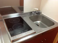 電気コンロなので火災の心配もありません!