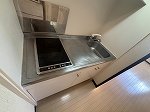 調理スペースあり♪電熱コンロ2口付き