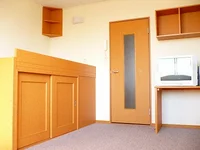 2階はカーペット敷き。部屋により家電製品が異なる場合あり。