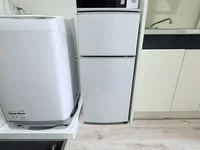 食材を冷蔵庫に入れれますので、自炊可能です♪