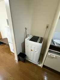 洗濯機完備♪