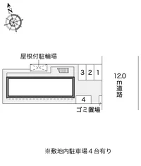 物件の配置図です。